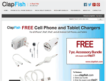 Tablet Screenshot of clapfish.com